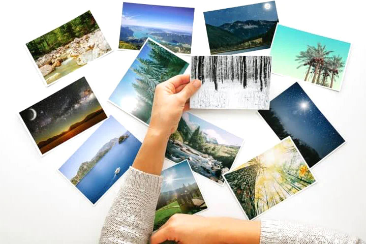 Set of 20 printed photos