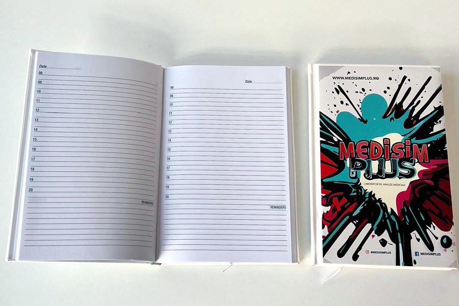 Agenda alba personalizata